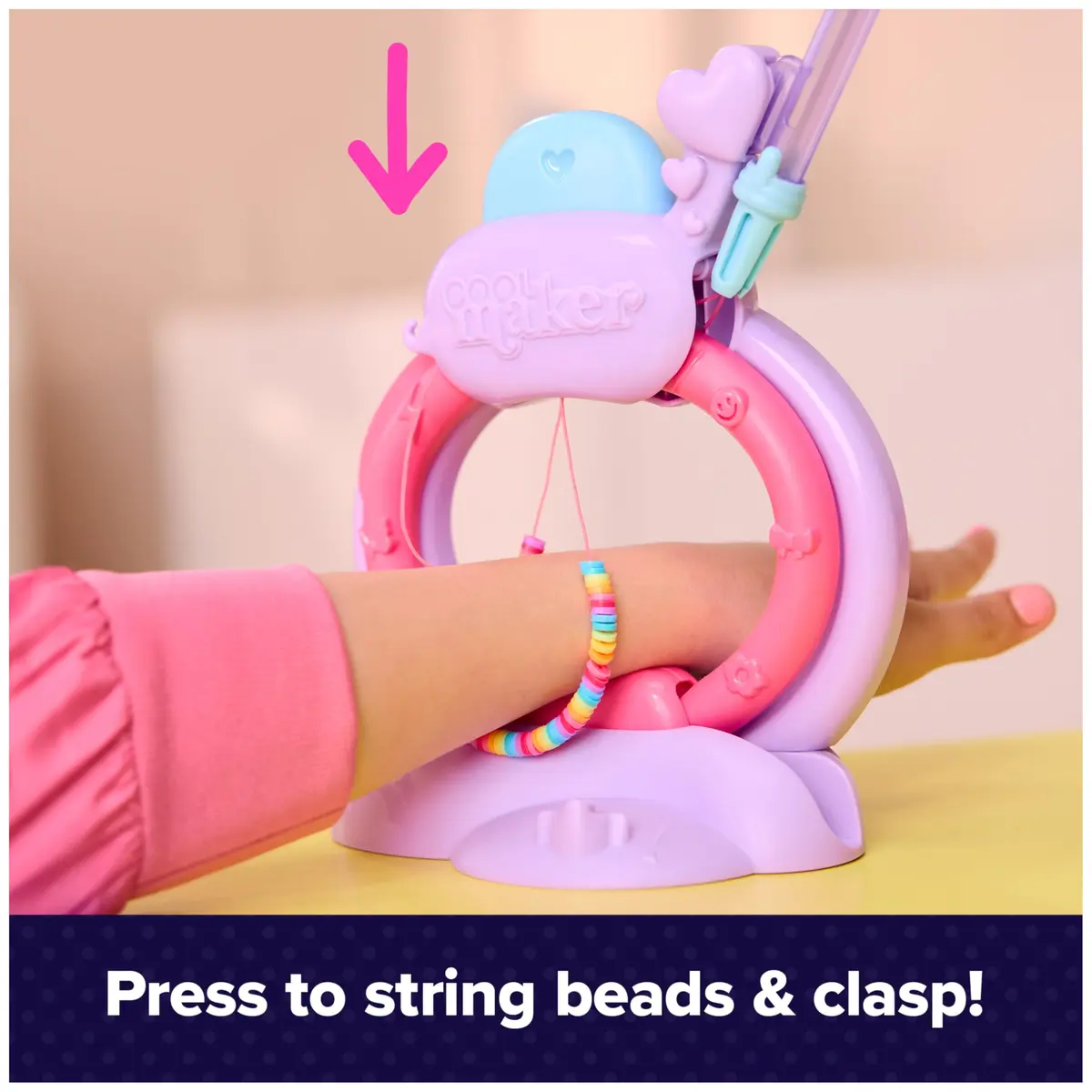Cool Maker Stack'd Heishi Studio Bracelet Making Kit | Ages 7+ | 1220 Beads & 15 Bracelets - view 6