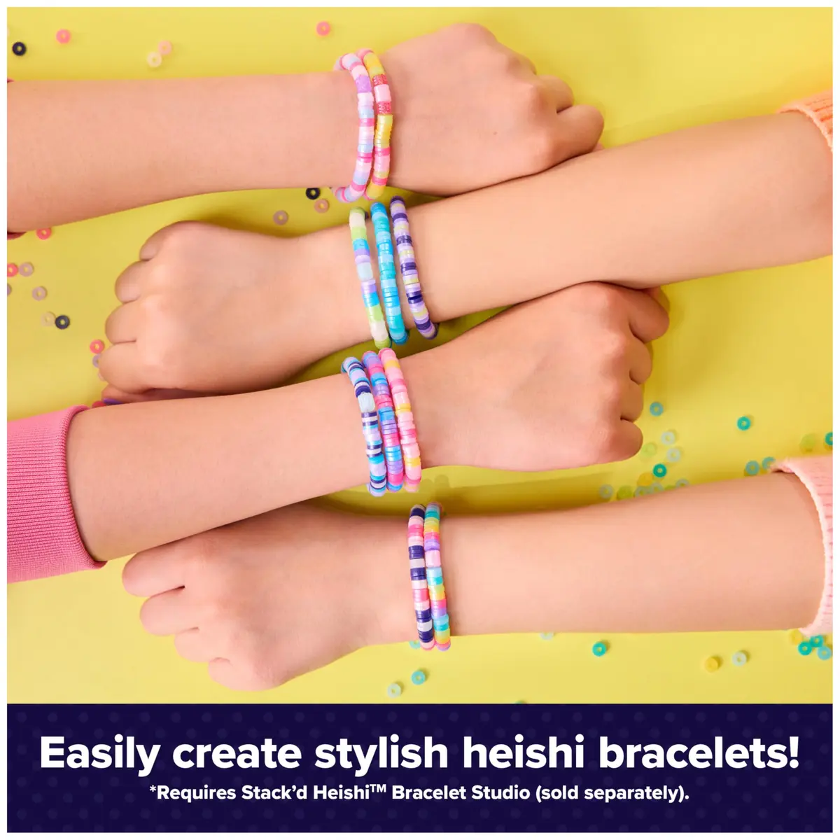 Cool Maker Stack’d Heishi Expansion Pack Bracelet Bead Kit 1340 Beads | Ages 7+ for DIY Crafters - view 2