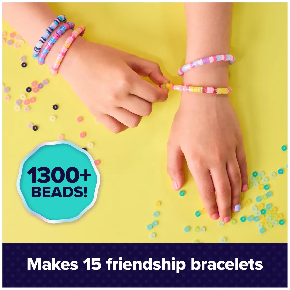 Cool Maker Stack’d Heishi Expansion Pack Bracelet Bead Kit 1340 Beads | Ages 7+ for DIY Crafters - view 4