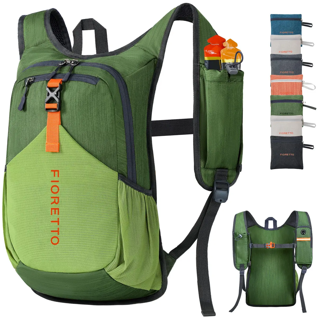 FIORETTO 15L Hiking Backpack 45cm (17.7") | Lightweight Foldable Daypack for Travel Camping Outdoor - main product image