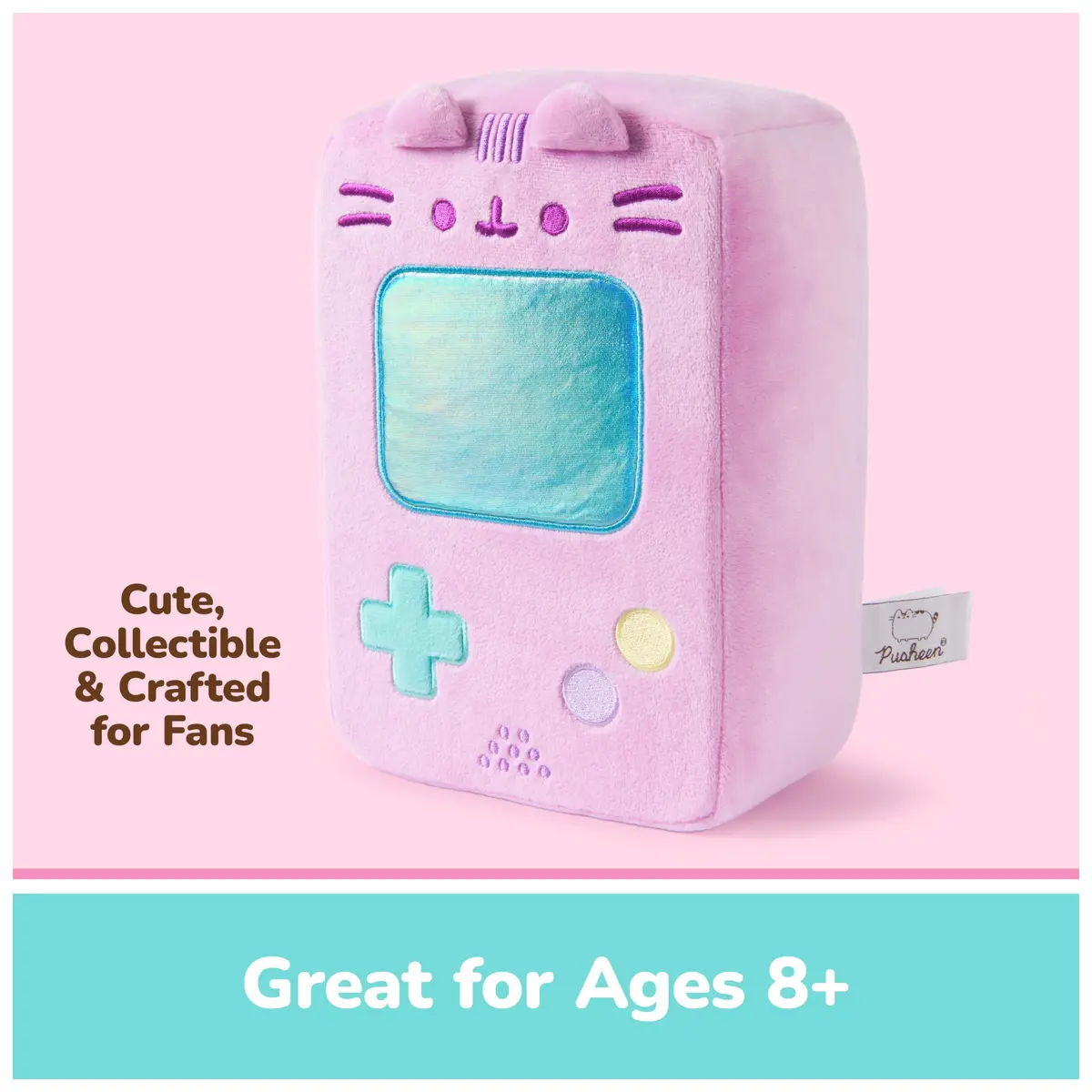 GUND Pusheen Gaming Handheld Console Plush Toy 9-Inch | Soft, Cuddly & Collectible for Ages 8+ - view 6