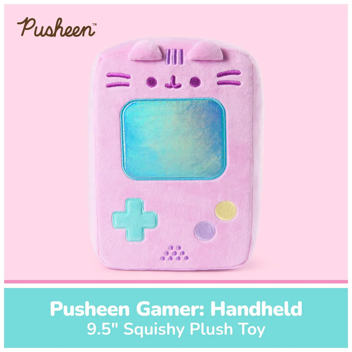 GUND Pusheen Gaming Handheld Console Plush Toy 9-Inch | Soft, Cuddly & Collectible for Ages 8+ - view 2
