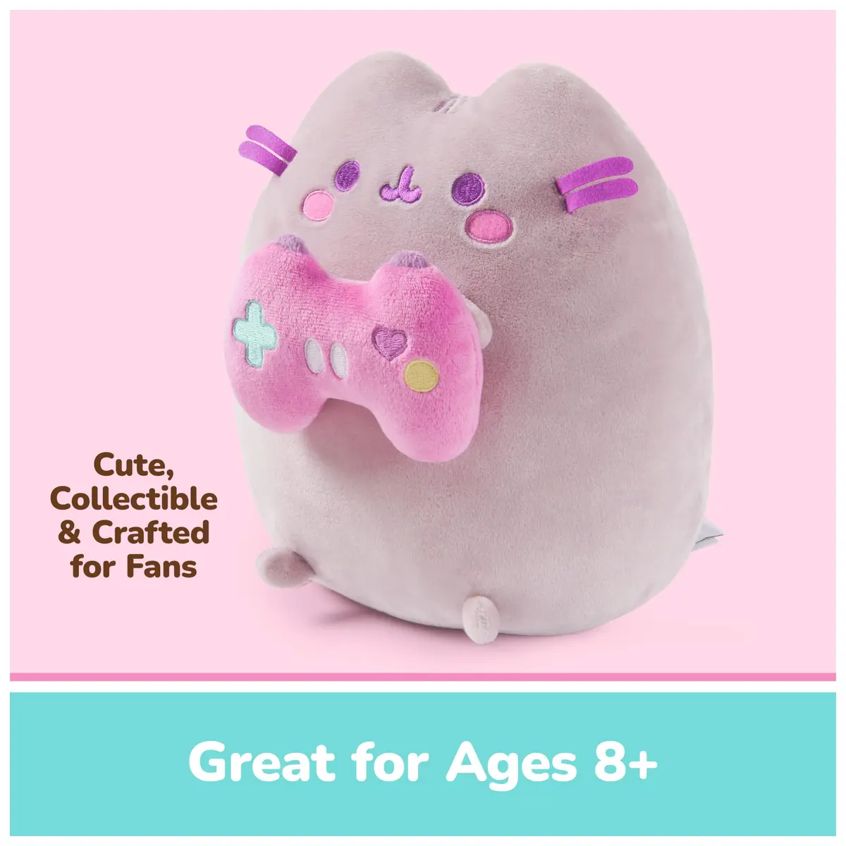 GUND Pusheen Gamer Snackable 9.5-Inch Plush Toy for Ages 8+ | Soft, Huggable, Collectible - view 6