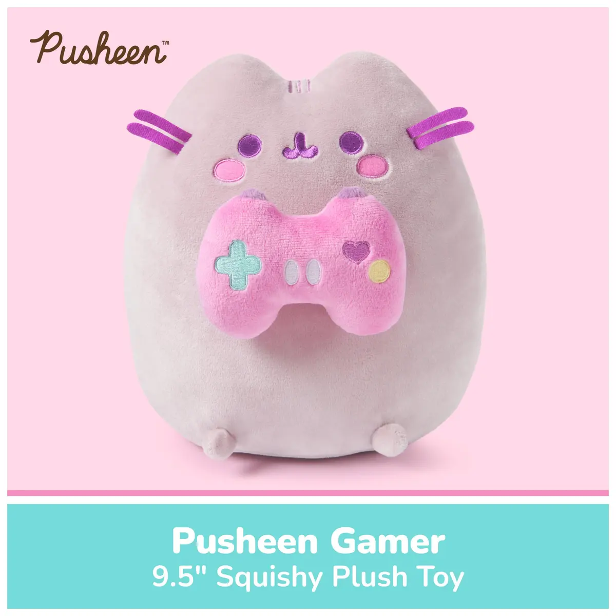 GUND Pusheen Gamer Snackable 9.5-Inch Plush Toy for Ages 8+ | Soft, Huggable, Collectible - view 2