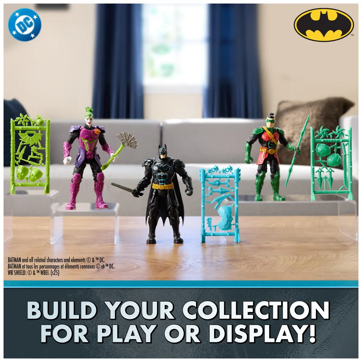 DC Comics Batman Ninja Strike 6" 3-Pack Battle Set Action Figures with Pop-Out Ninja Accessories for Kids Ages 3 & Up - view 5