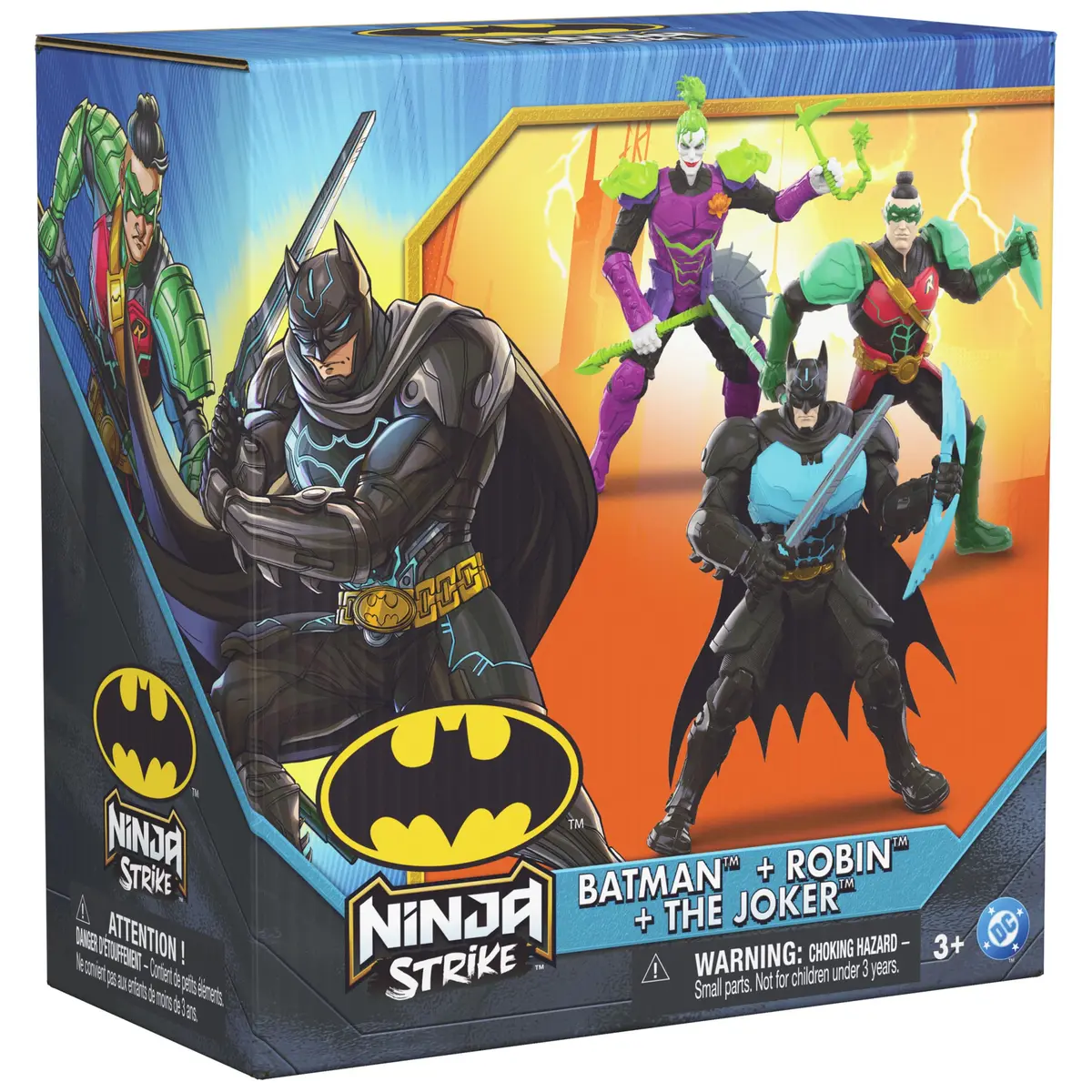 DC Comics Batman Ninja Strike 6" 3-Pack Battle Set Action Figures with Pop-Out Ninja Accessories for Kids Ages 3 & Up - view 7