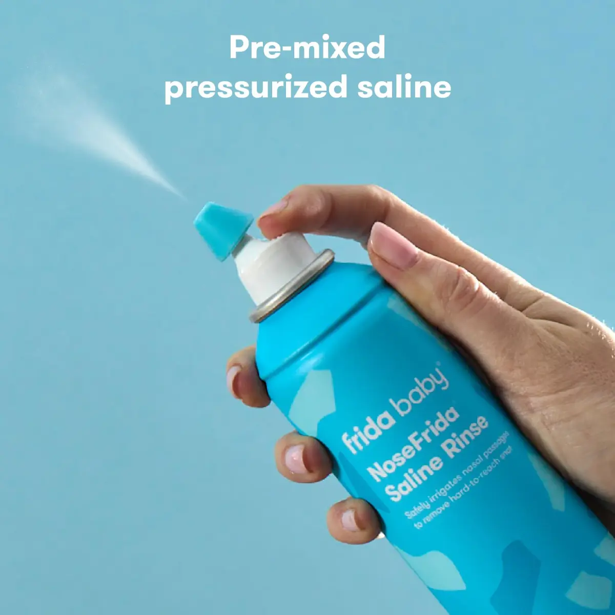Frida Baby Saline Rinse for Toddler & Kids, Ages 2+, 148ml (5 Fl Oz) | Instant Congestion & Allergy Relief - view 4