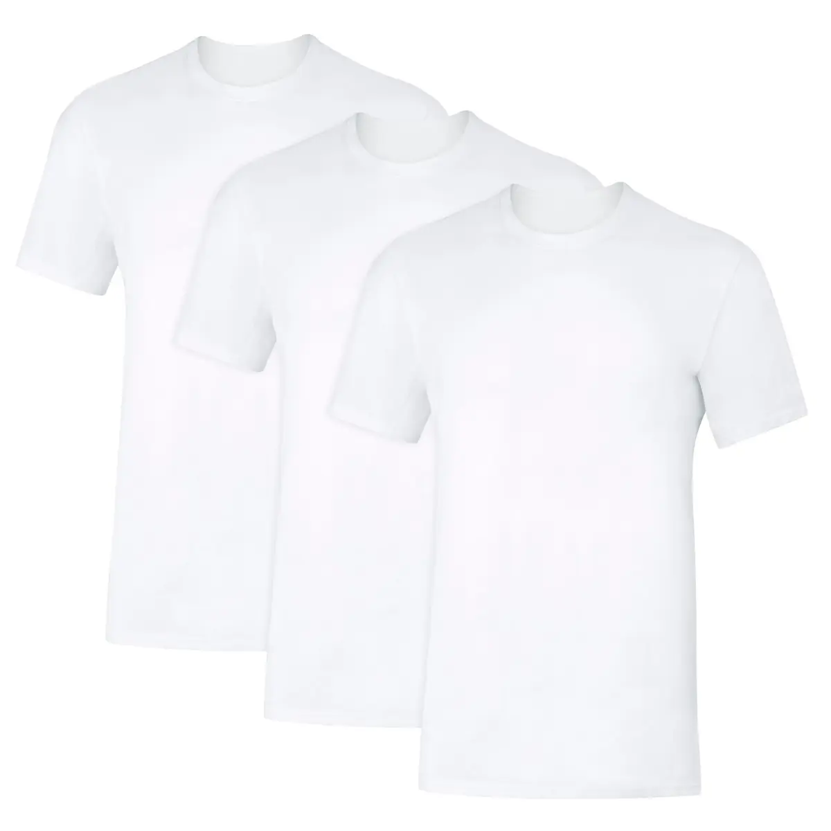 Hanes Sweat Block Undershirt Crew Neck 3-Pack | Underarm Sweat Blocking Tee for Men - main product image