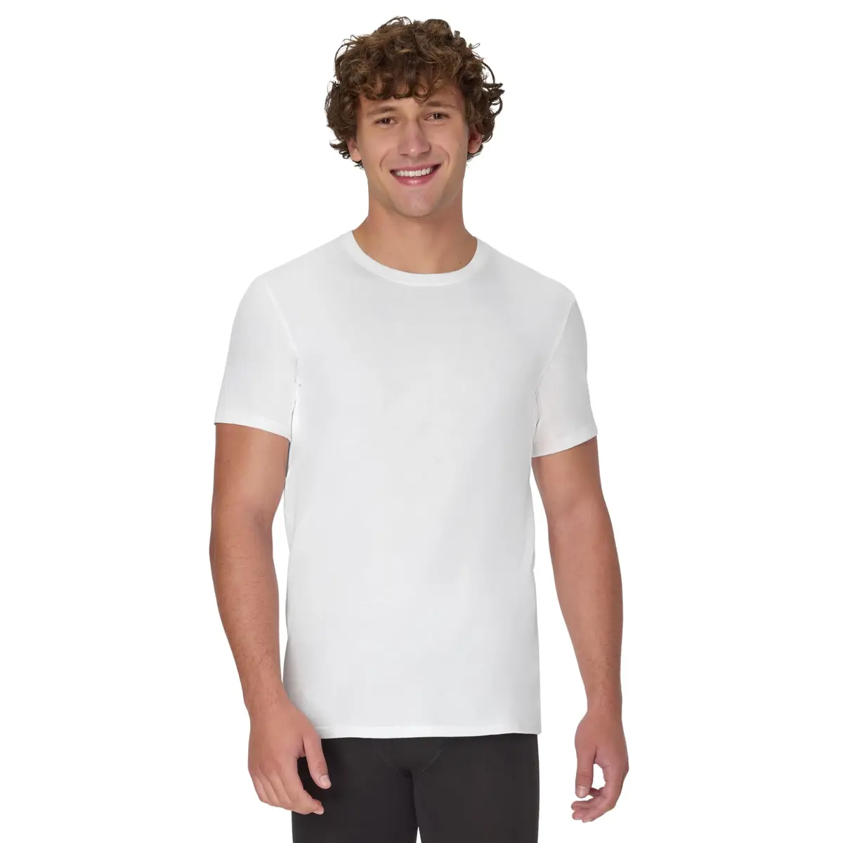 Hanes Sweat Block Undershirt Crew Neck 3-Pack | Underarm Sweat Blocking Tee for Men - view 2