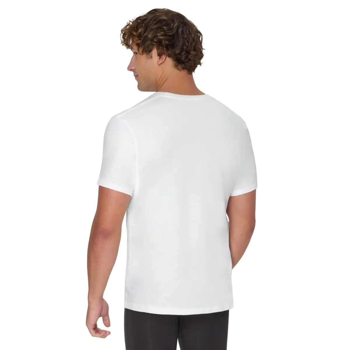 Hanes Sweat Block Undershirt Crew Neck 3-Pack | Underarm Sweat Blocking Tee for Men - view 3