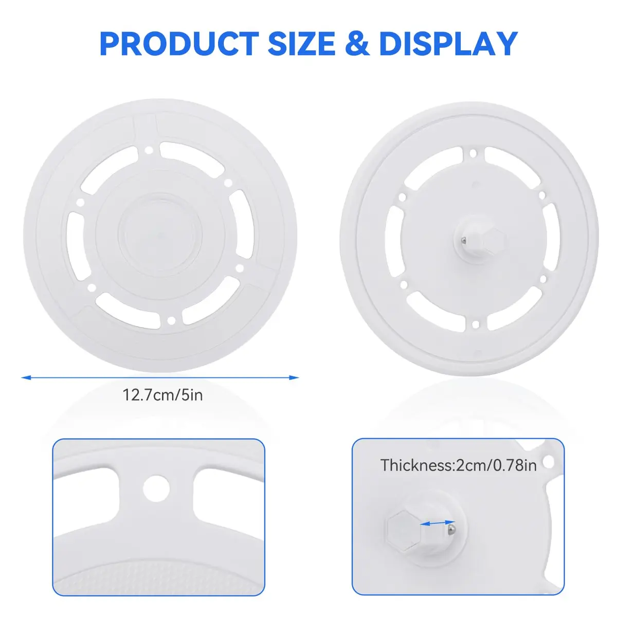 Sgizoku Mop Pad Plate Holder for Ecovacs Deebot T20 Omni/Pro/Max - 2 Pack - view 2