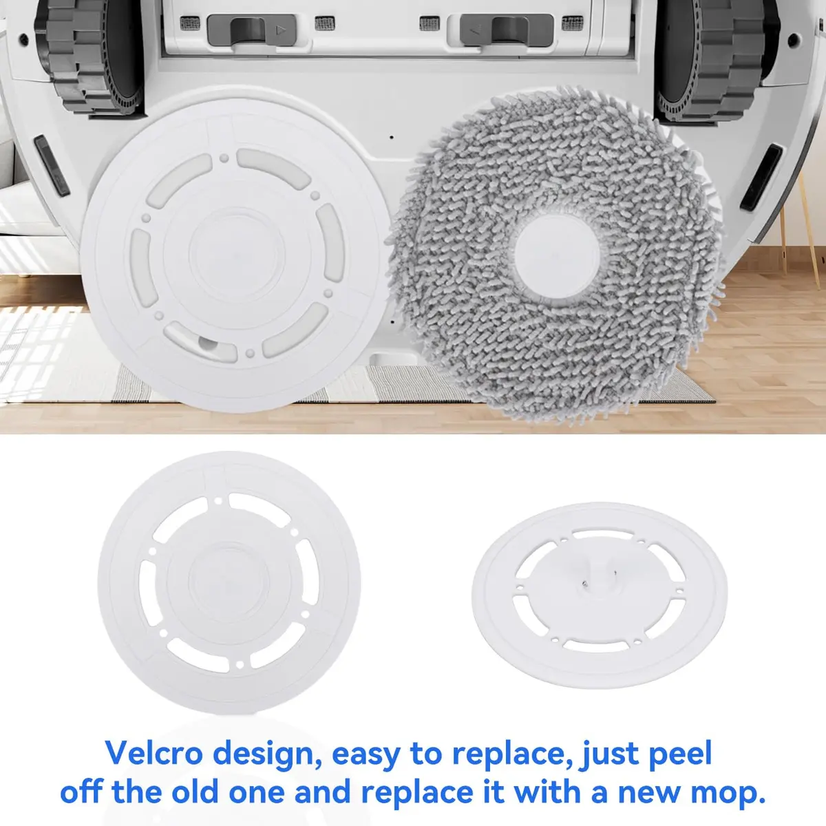 Sgizoku Mop Pad Plate Holder for Ecovacs Deebot T20 Omni/Pro/Max - 2 Pack - view 4