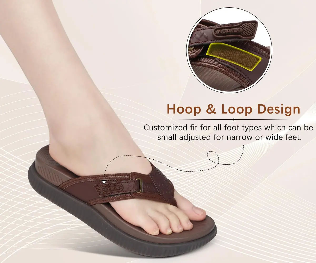 KuaiLu Womens Orthotic Flip Flops Platform Thong Sandals with Arch Support | Cloud Comfort & Support (70-120 chars) - view 6