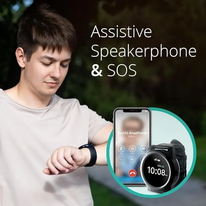 AngelSense GPS Watch for Teens & Elderly - Autism, Special Needs, Dementia | Real-Time Tracking & Safety - view 7