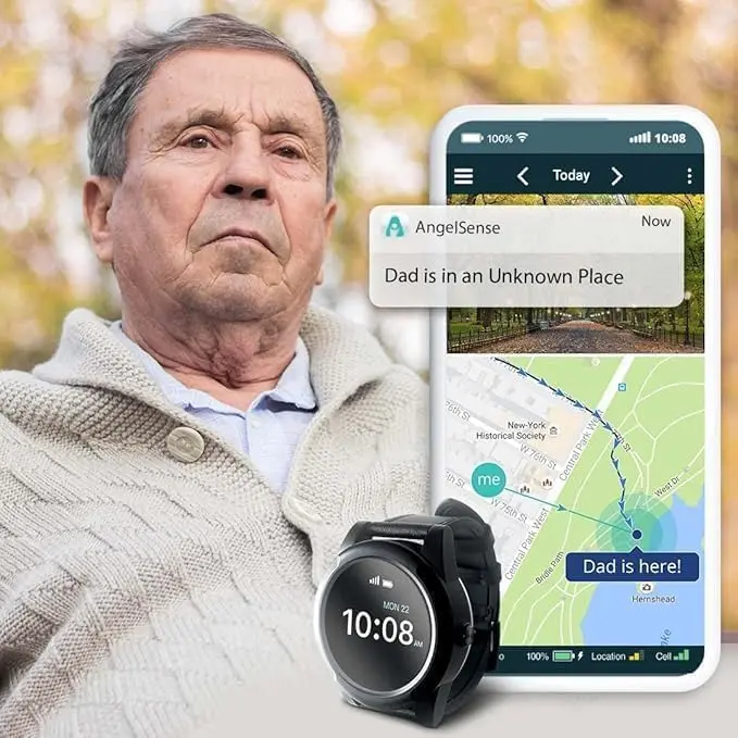 AngelSense GPS Watch for Teens & Elderly - Autism, Special Needs, Dementia | Real-Time Tracking & Safety - view 10