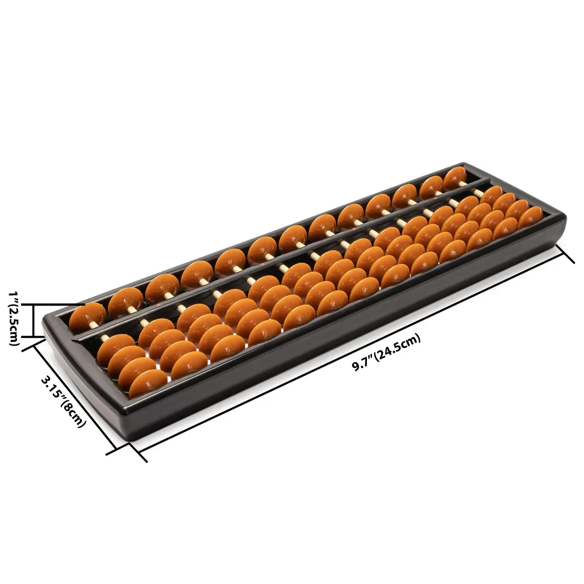 Yellow Mountain Imports Soroban Japanese Abacus, 13 Column, 24.5cm (9.7 in) | Montessori Math Tool for Kids - view 5