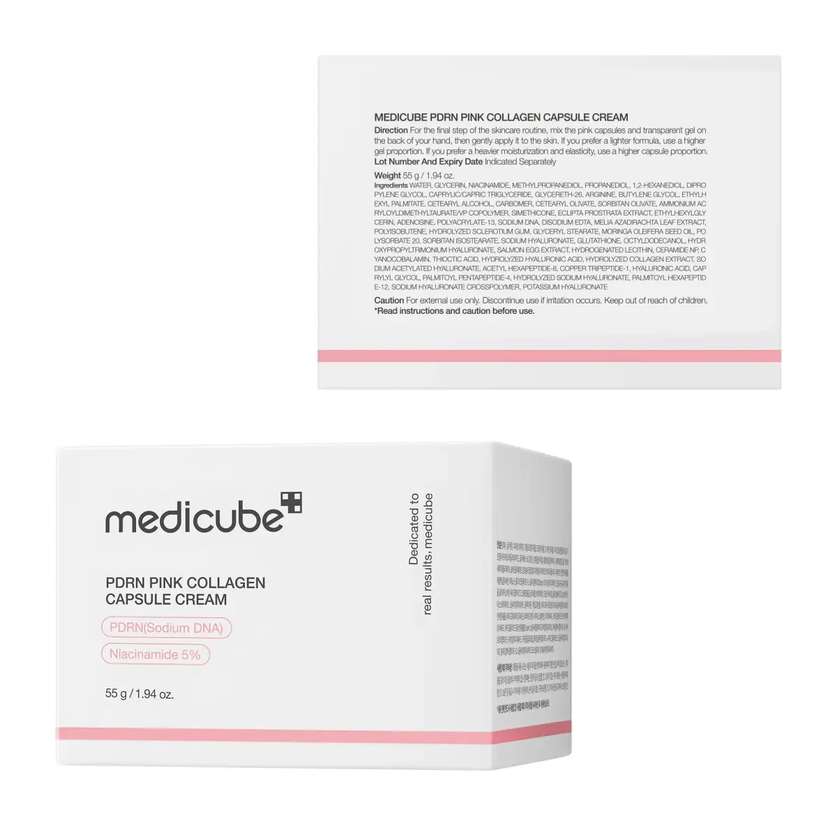 medicube PDRN Pink Collagen Capsule Cream 55g (1.94 oz) | Hydrates & Firms for Glass Skin - view 9