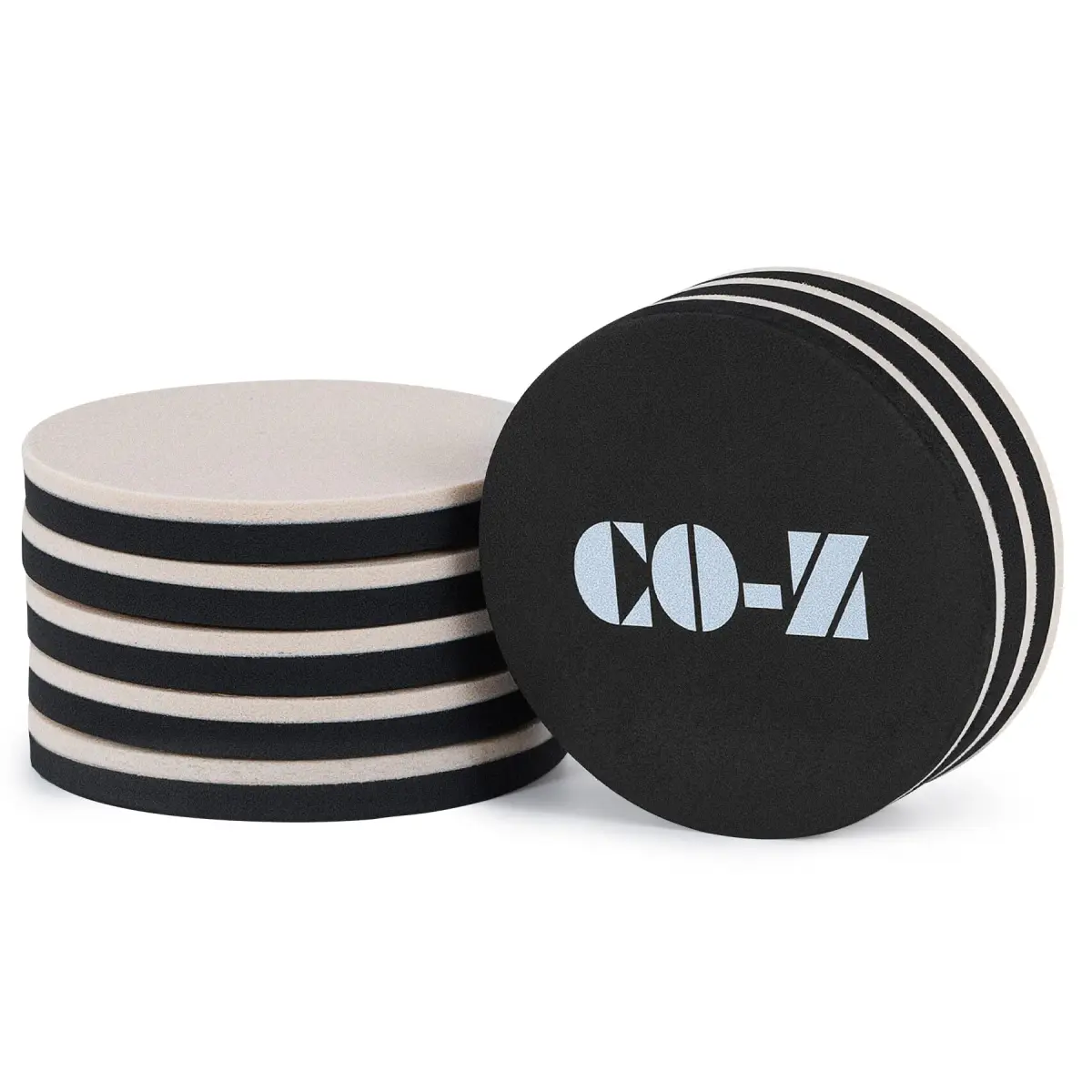 CO-Z 3 1/2" Round Felt Furniture Sliders - 8 Pack for Hardwood & Hard Surfaces - main product image