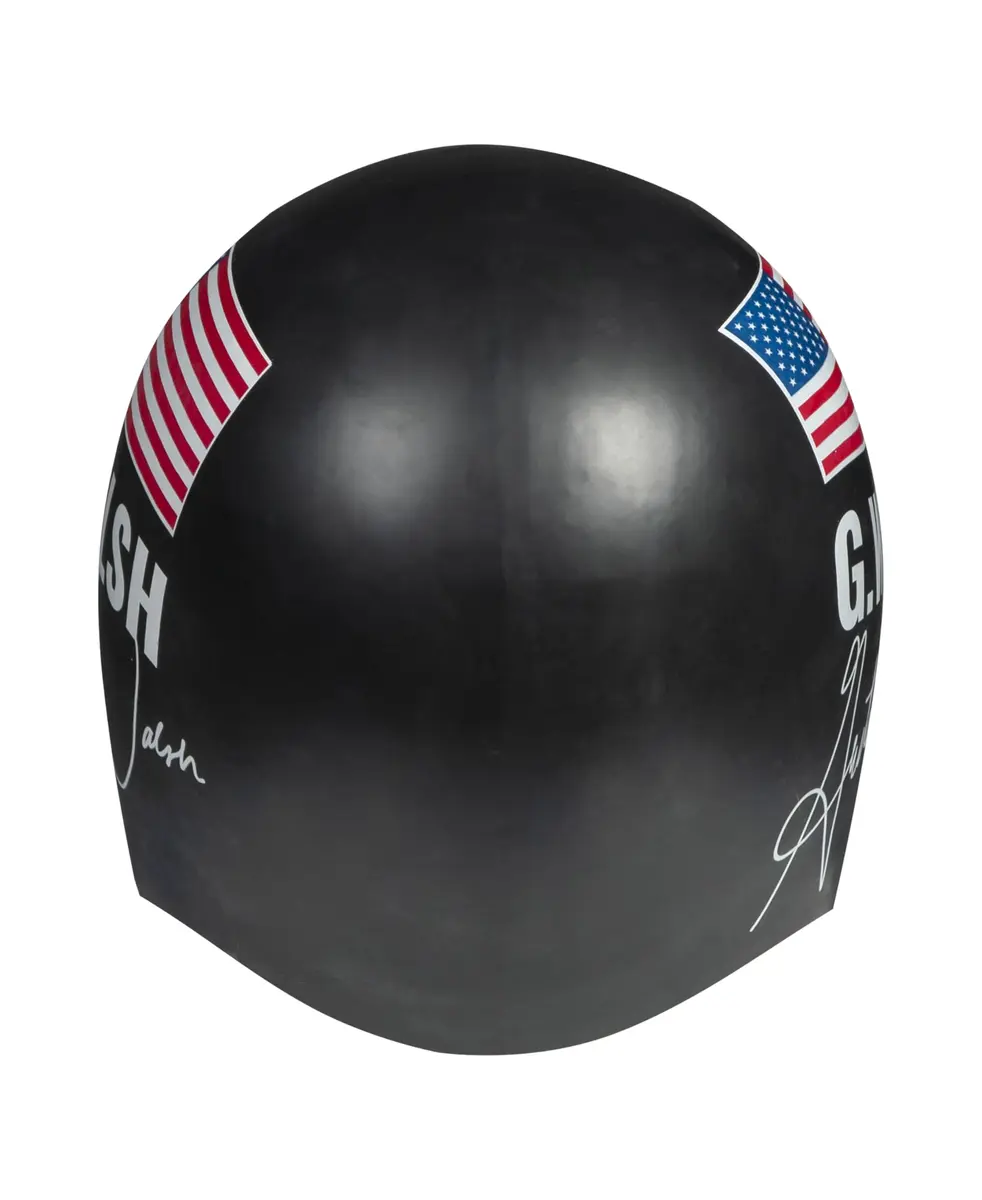 ARENA Signature Collection Gretchen Walsh Autograph Unisex Adult Molded Silicone Swim Cap | Black - view 3