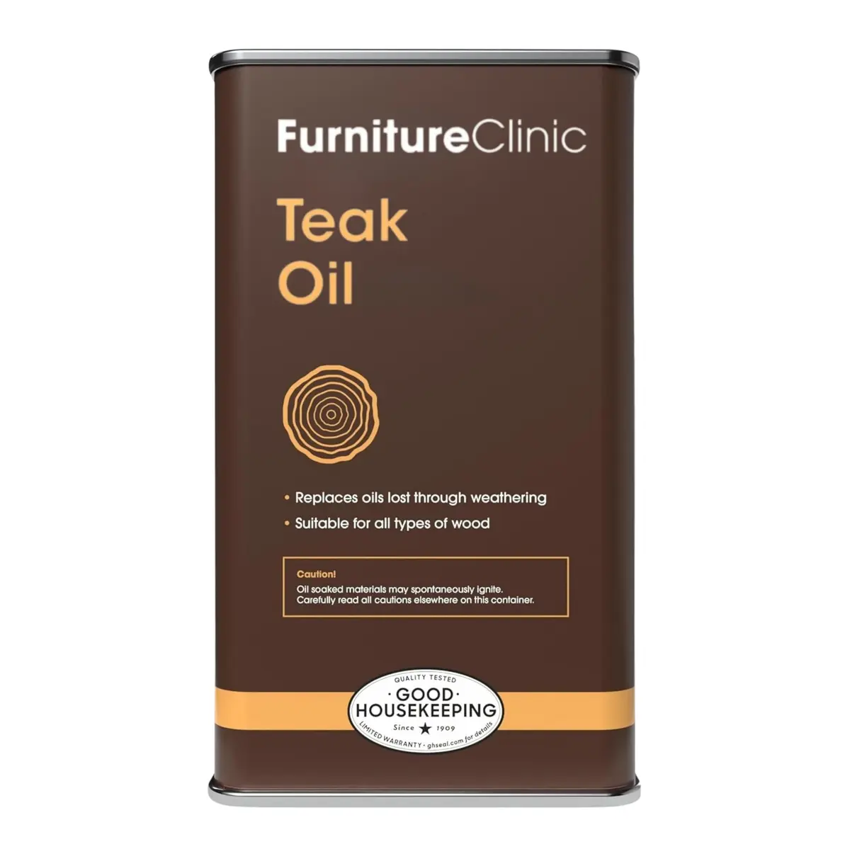 Furniture Clinic Teak Oil 5L | Restores & Protects Indoor & Outdoor Wood - main product image
