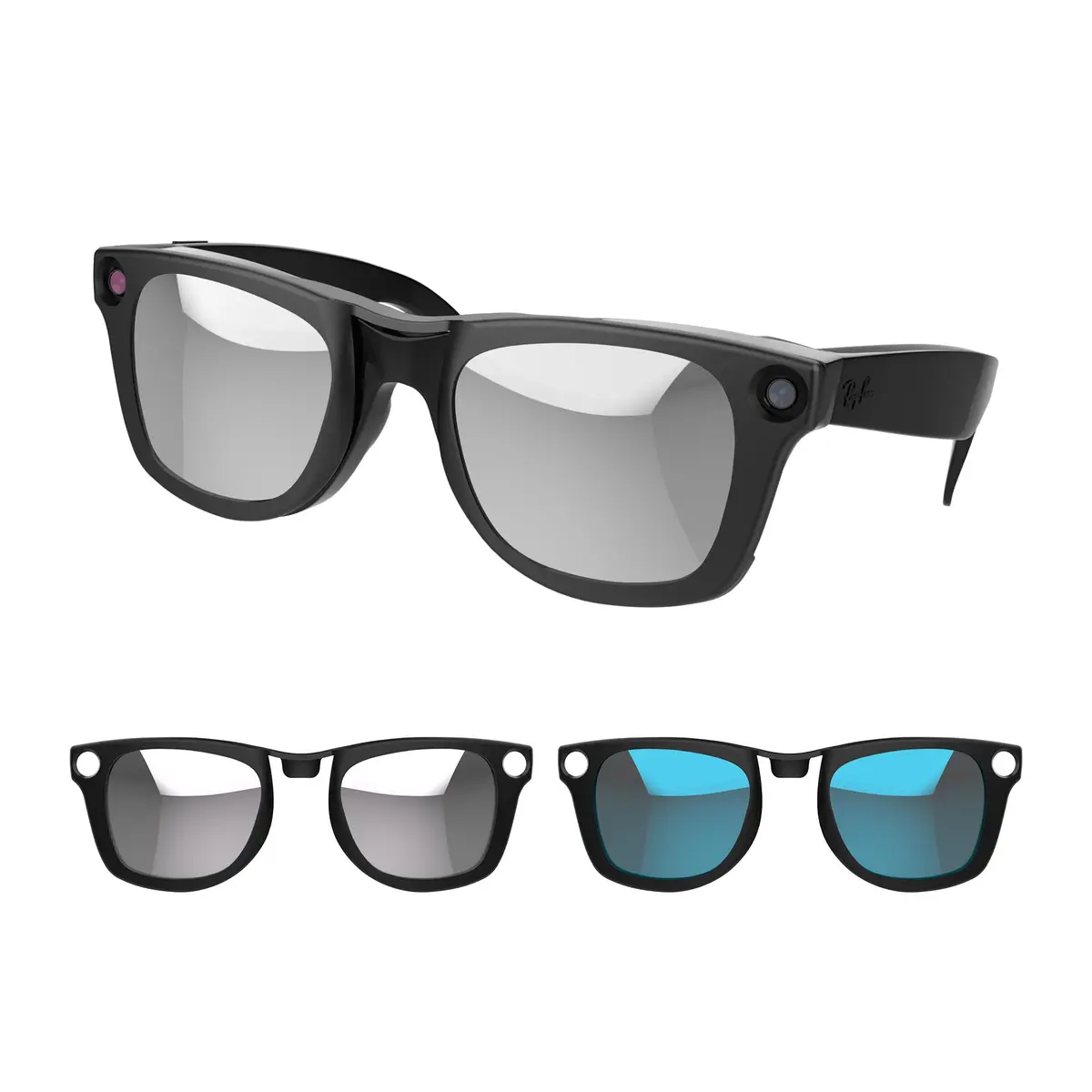 RCstyle Polarized Clip for Ray-Ban Meta Wayfarer Large 53-22 | Precise Fit & Polarized Protection - main product image