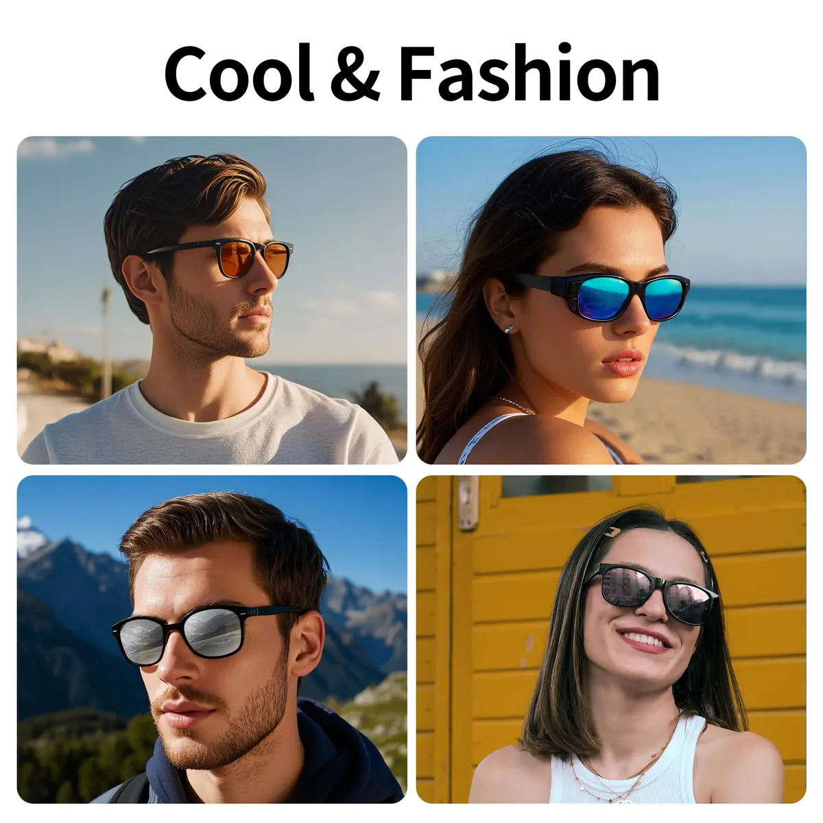 RCstyle Polarized Clip for Ray-Ban Meta Wayfarer Large 53-22 | Precise Fit & Polarized Protection - view 5