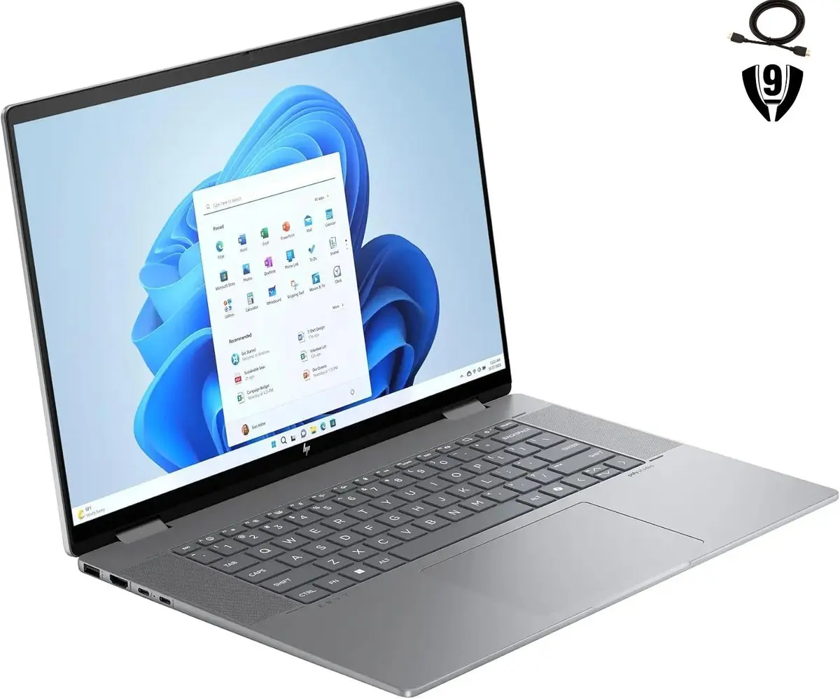 HP Envy x360 16" 2K WUXGA Touchscreen 2-in-1 Laptop | AMD Ryzen 5 8640HS 8GB 512GB SSD - view 2
