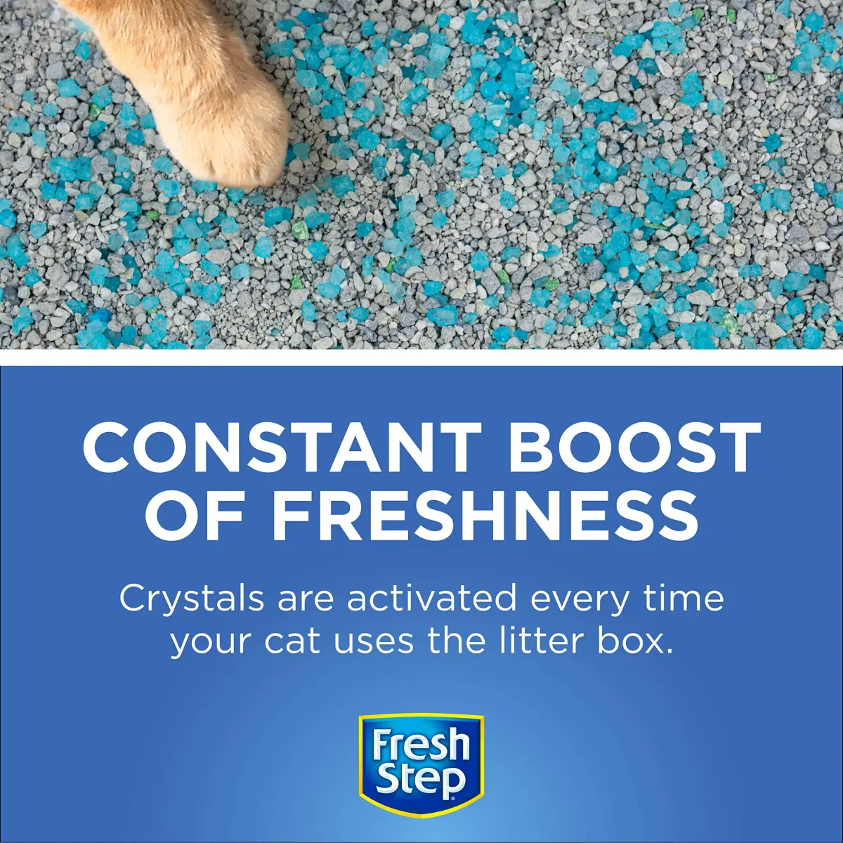 Fresh Step Summer Breeze Scented Cat Litter Deodorizing Crystals, 30 Oz - view 4