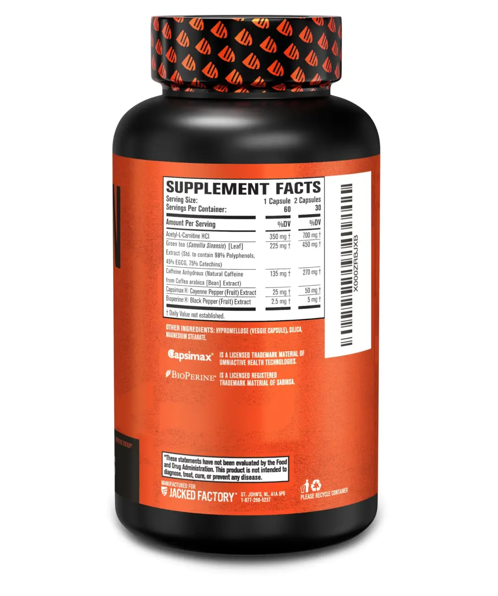Jacked Factory Burn-XT + Lean-PM Kit 120 Capsules | 24-Hour Body Composition & Metabolism Support Stack - view 7
