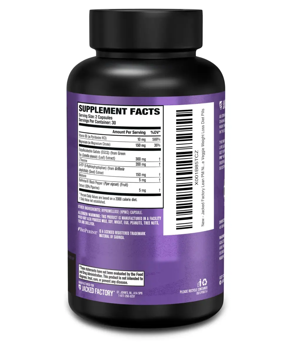 Jacked Factory Burn-XT + Lean-PM Kit 120 Capsules | 24-Hour Body Composition & Metabolism Support Stack - view 8