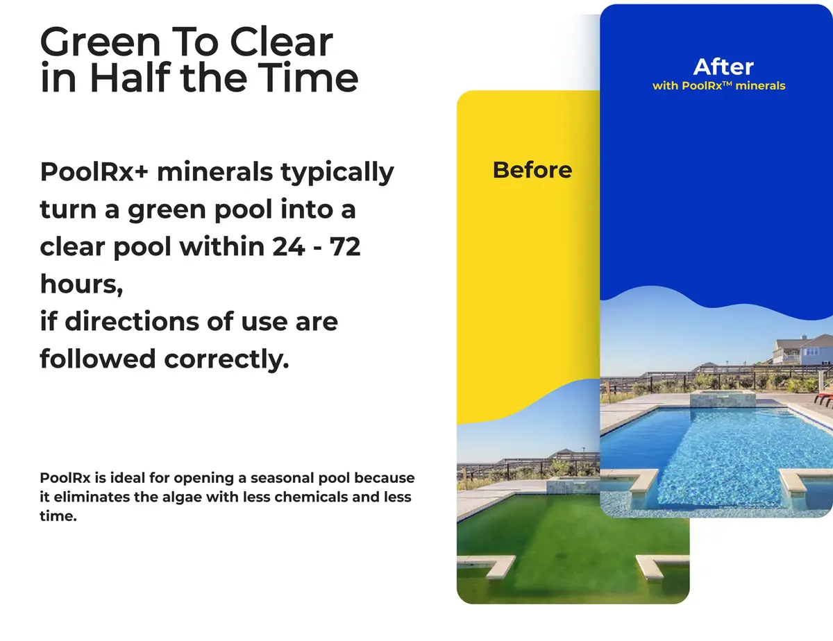 poolrx Pool Spa Water Treatment Algaecide 4-Pack | Up to 6-Month Algae Control for 2.5K-5K Gallons - view 4