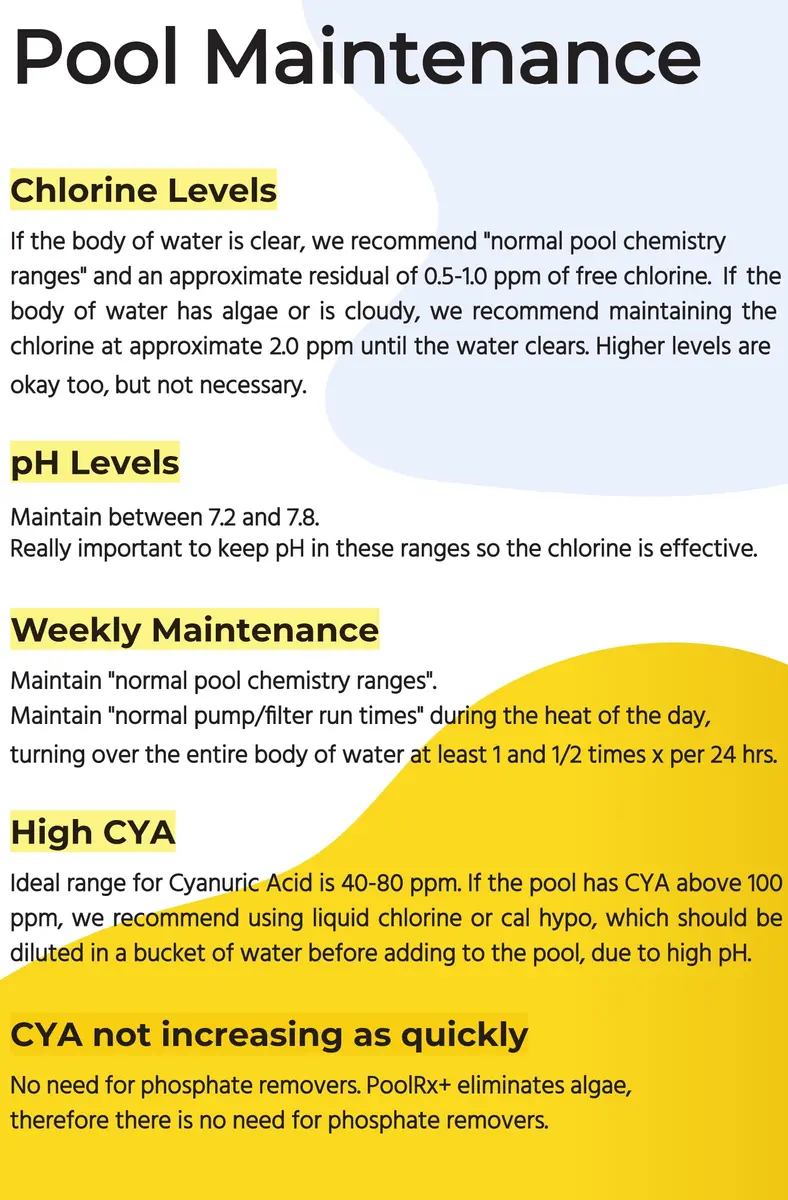 poolrx Pool Spa Water Treatment 4-Unit Pack | Up to 6-Month Algae Control for 5K-7.5K Gallons - view 5