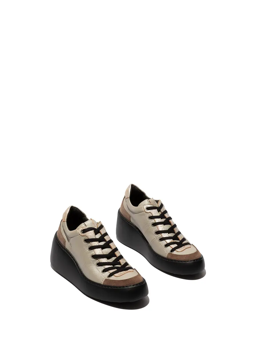 Fly London Dufy671Fly Women's Leather Casual Shoes 8-8.5 US | 2.5 Inch Wedge Heel - view 2