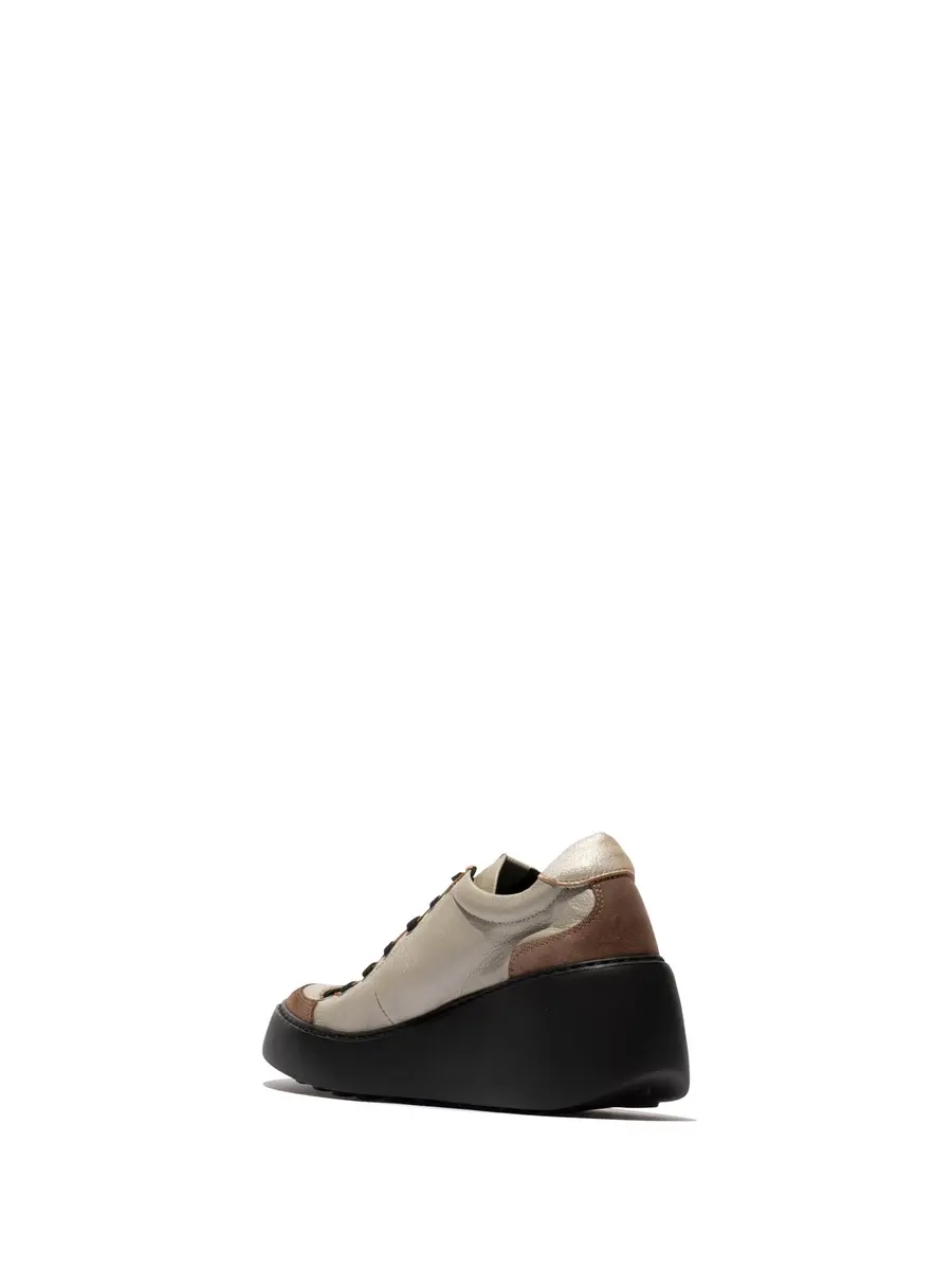 Fly London Dufy671Fly Women's Leather Casual Shoes 8-8.5 US | 2.5 Inch Wedge Heel - view 3