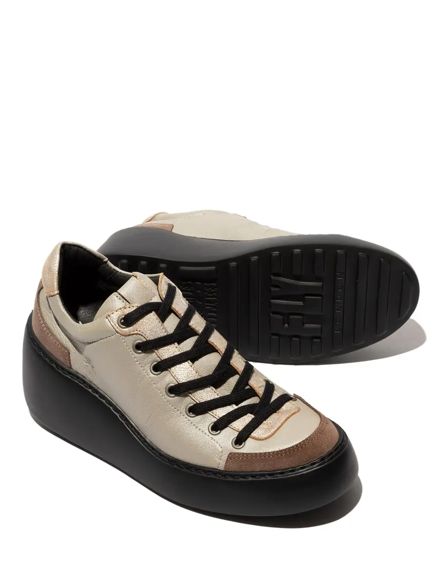 Fly London Dufy671Fly Women's Leather Casual Shoes 8-8.5 US | 2.5 Inch Wedge Heel - view 4