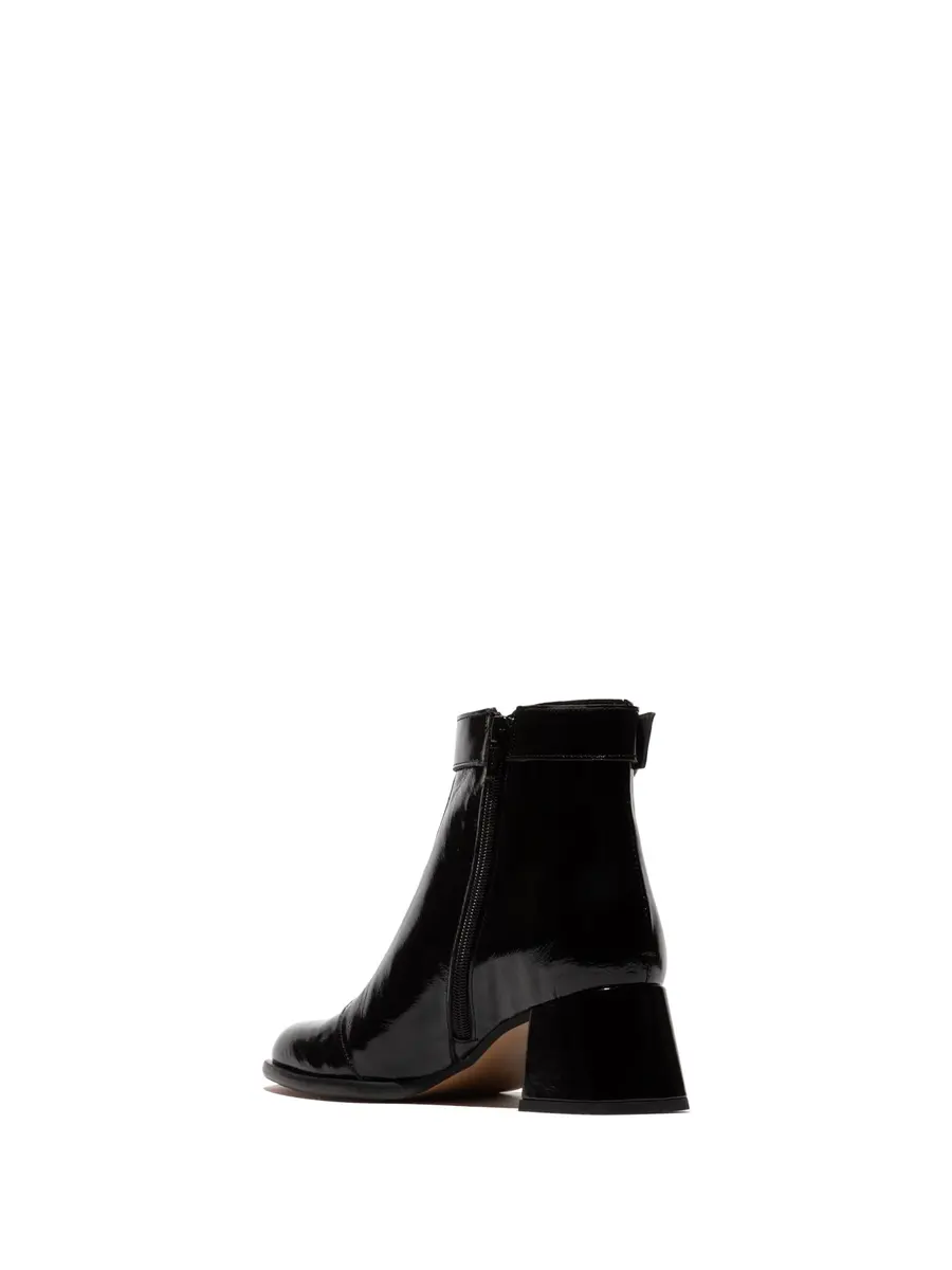 FLY London Sirt340Fly Ankle Bootie | Waterproof Patent Leather, 8-8.5 US, Casual Style - view 3