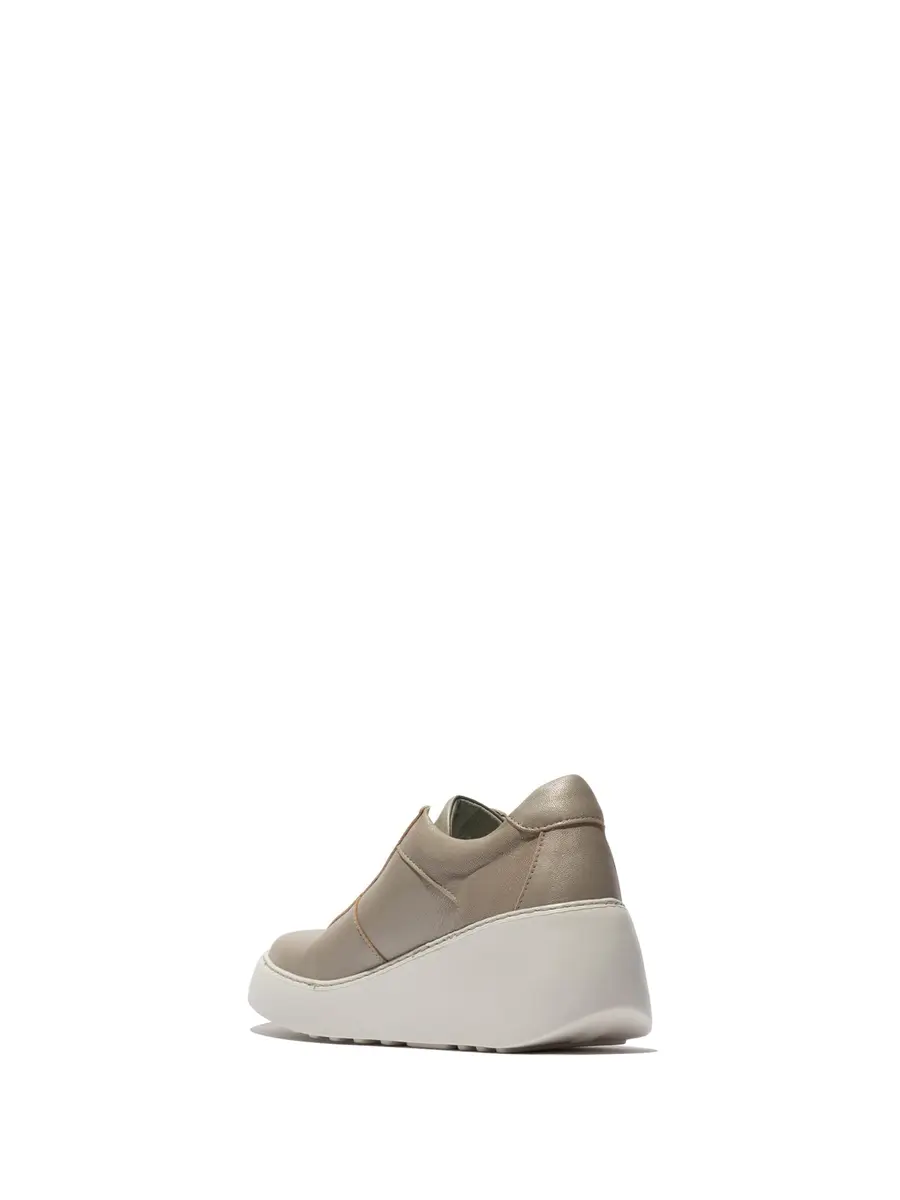 Fly London Dipo638Fly Women's Silver 8-8.5 Casual Shoes | 2.5 Inch Wedge Heel Comfort - view 3