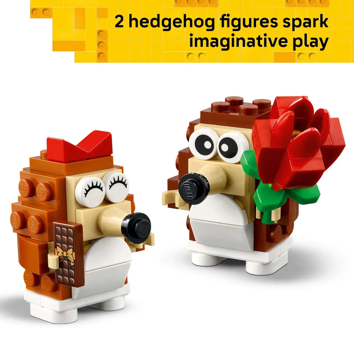 LEGO Bundle of Roses & Hedgehog Picnic Set | Creative Building Gift for Kids & Adults - view 7