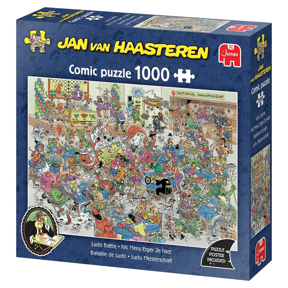 Jan van Haasteren Puzzle 1000pcs | Humorous Recycled Cardboard Jigsaw (49 x 68 cm) - main product image