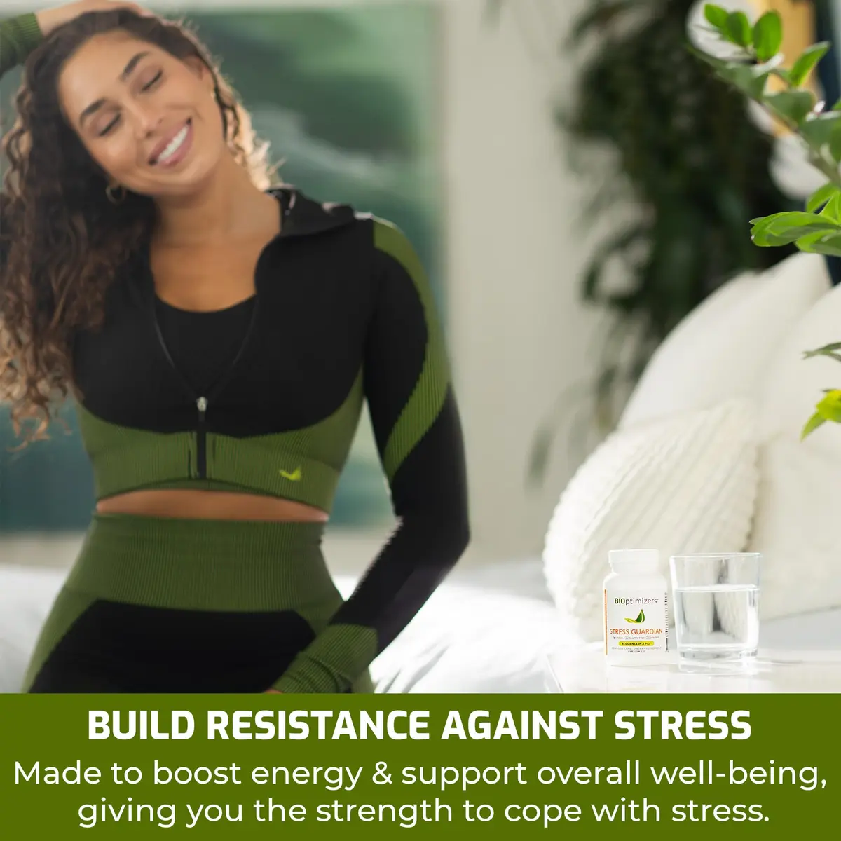 BIOptimizers Stress Guardian Stress Support Supplement 45 Capsules | Resilience & Restful Sleep - view 4
