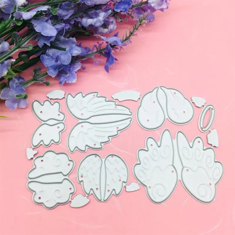DIY Scrapbooking Artist Angel Wings Metal Cutting Dies Set | 10.3cm x 6.5cm (4.06" x 2.56") - view 5