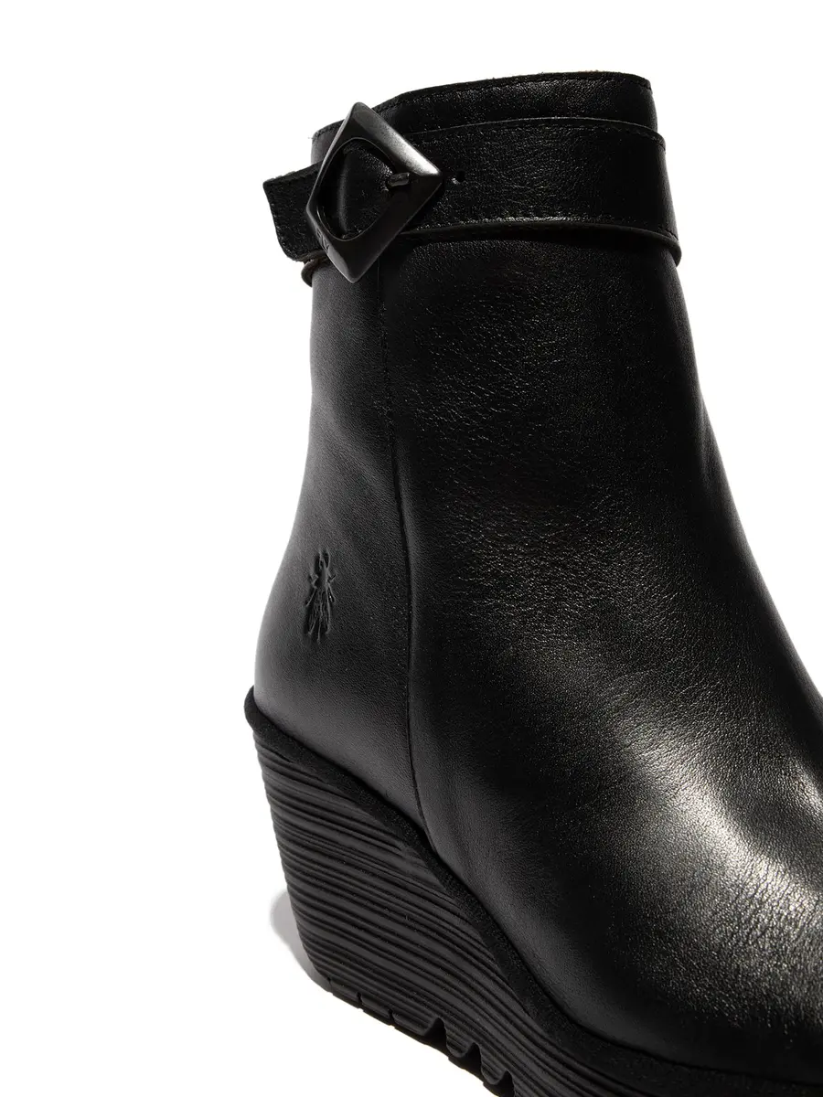 FLY London Women's Yuji596fly Chelsea Boot, black, US 9/9.5 | Stylish Casual Ankle Boot - view 6