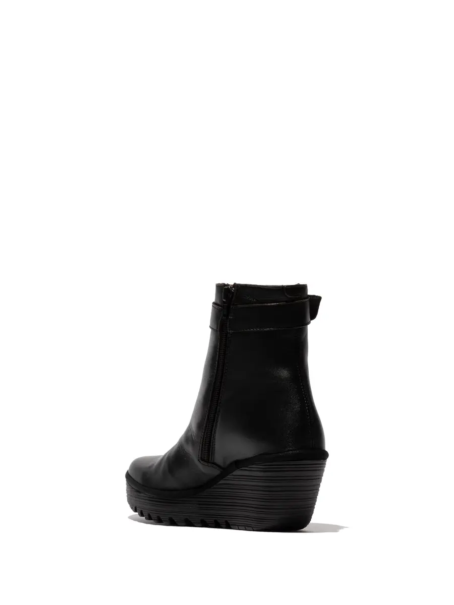 FLY London Women's Yuji596fly Chelsea Boot, black, US 9/9.5 | Stylish Casual Ankle Boot - view 5