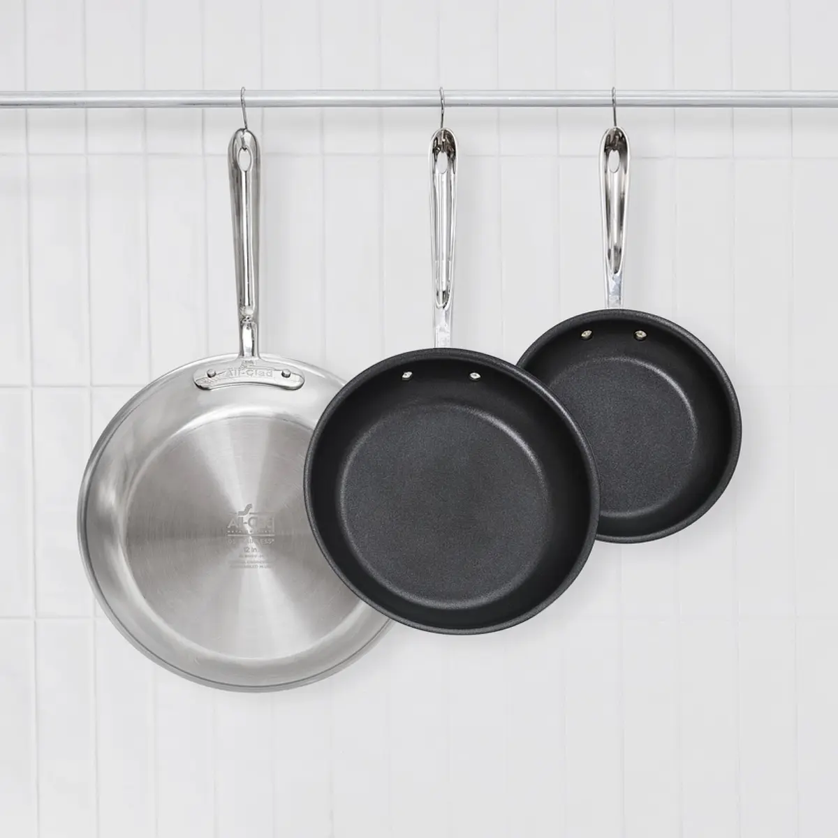All-Clad D5® Pro Nonstick Stainless Steel 10" Frying Pan | Made in USA, Oven Safe to 500°F - view 7