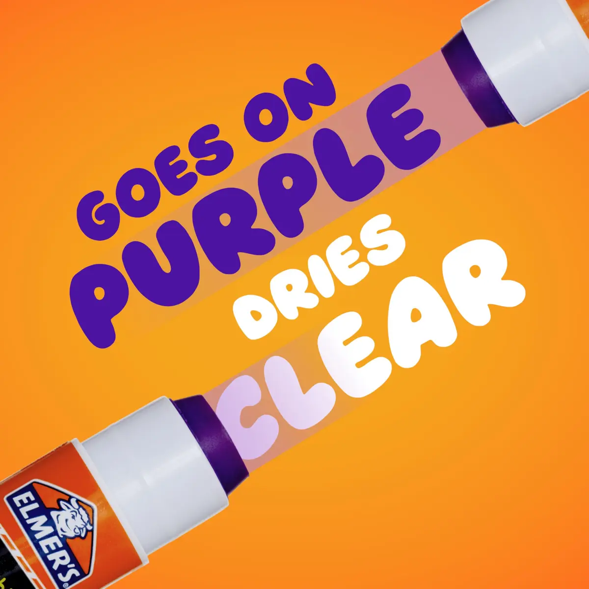 Elmer's Glue Sticks Combo Pack, BlooStick Buddies & Disappearing Purple, 12 Count (6g Each) | Fun, Washable School & Craft Adhesive - view 5