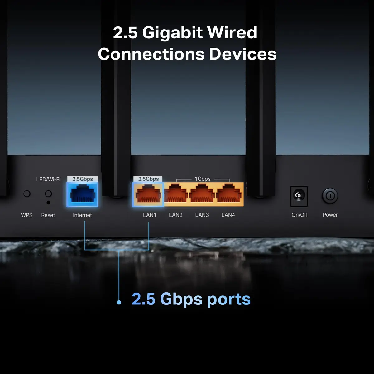 TP-Link Archer BE400 Wi-Fi 7 Router Dual-Band | Future-Proof Home Network with WPA3 Security - view 4