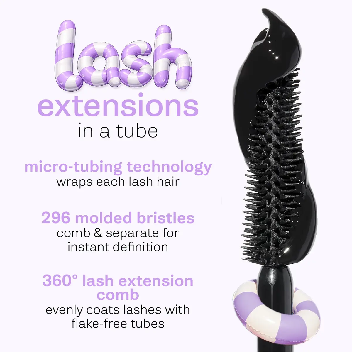 tarte tubing mascara – Lash Extensions in a Tube, 0.13 Fl Oz | Longwear, Smudge-Proof, Vegan & Cruelty-Free - view 9