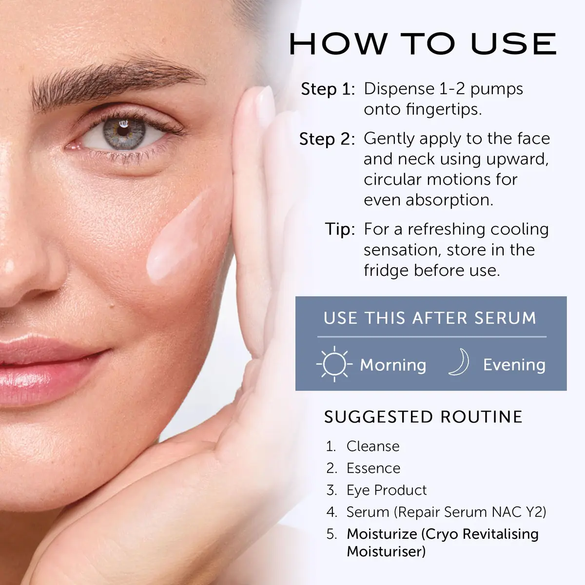 111SKIN Cryo Revitalising Moisturiser, Hydrating Gel Face Cream, 1.69 fl oz | Cooling, Hydrating & Firming - view 6