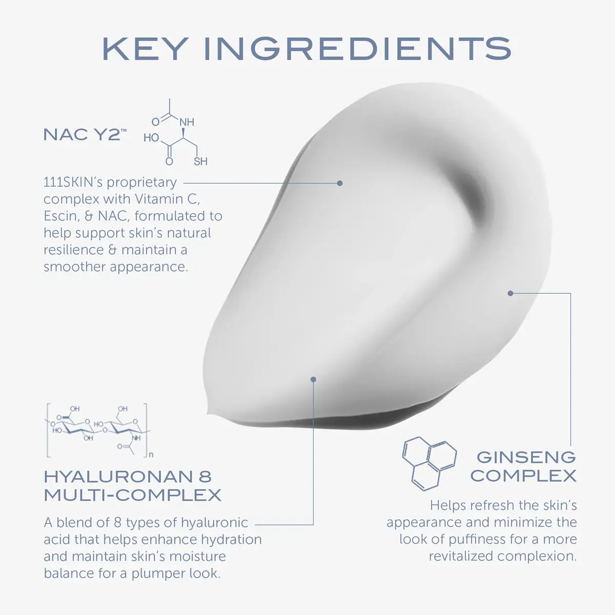111SKIN Cryo Revitalising Moisturiser, Hydrating Gel Face Cream, 1.69 fl oz | Cooling, Hydrating & Firming - view 2