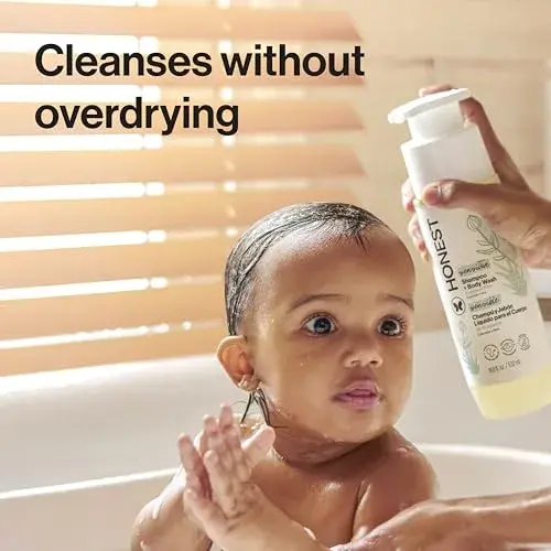 The Honest Company Fragrance-Free Shampoo & Body Wash 532ml (18 fl oz) | Gentle 2-in-1 for Sensitive Skin - view 3